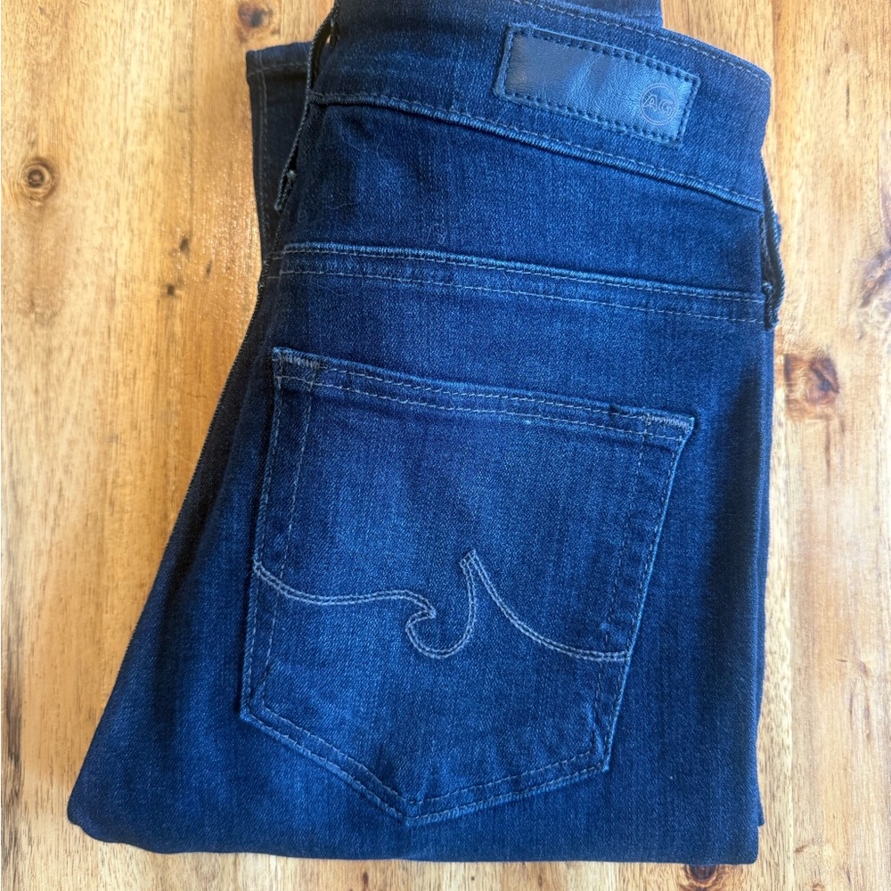 AG Farrah High Rise Skinny jean in dark denim wash